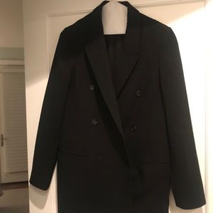 All Saints Black Boyfriend Blazer